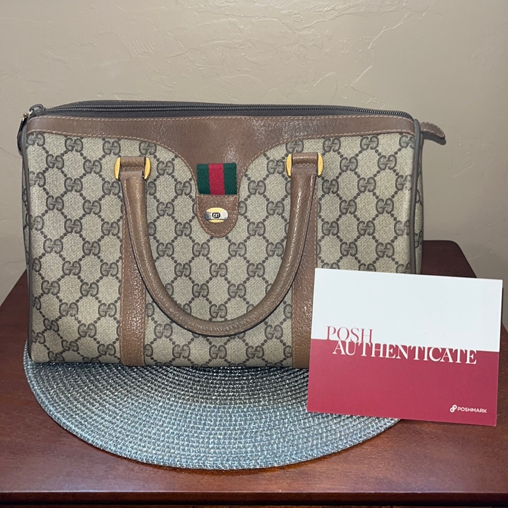 Authentic Vintage Gucci Boston Bag 💼